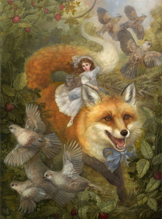 Renard and the Strawberries by Annie Stegg Gerard